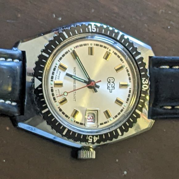 Diver style watch EST manual winder main image 5